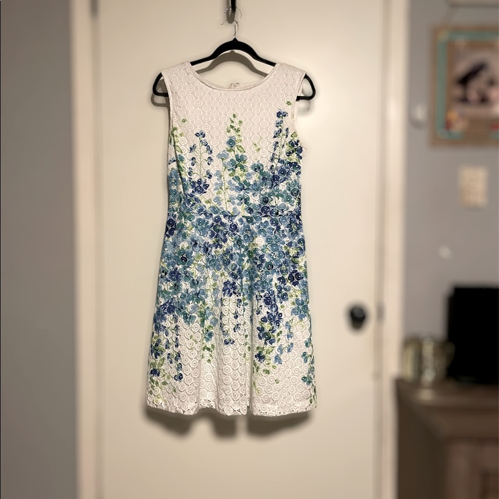 Floral Eyelet Dress